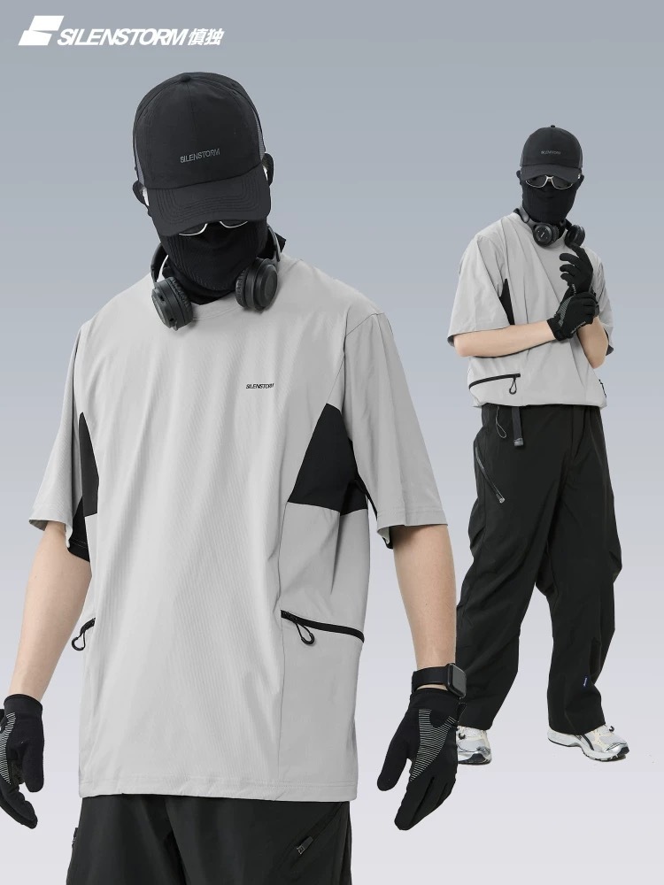 SILENSTORM 冰感對稱立體結構拉鍊袋T卹