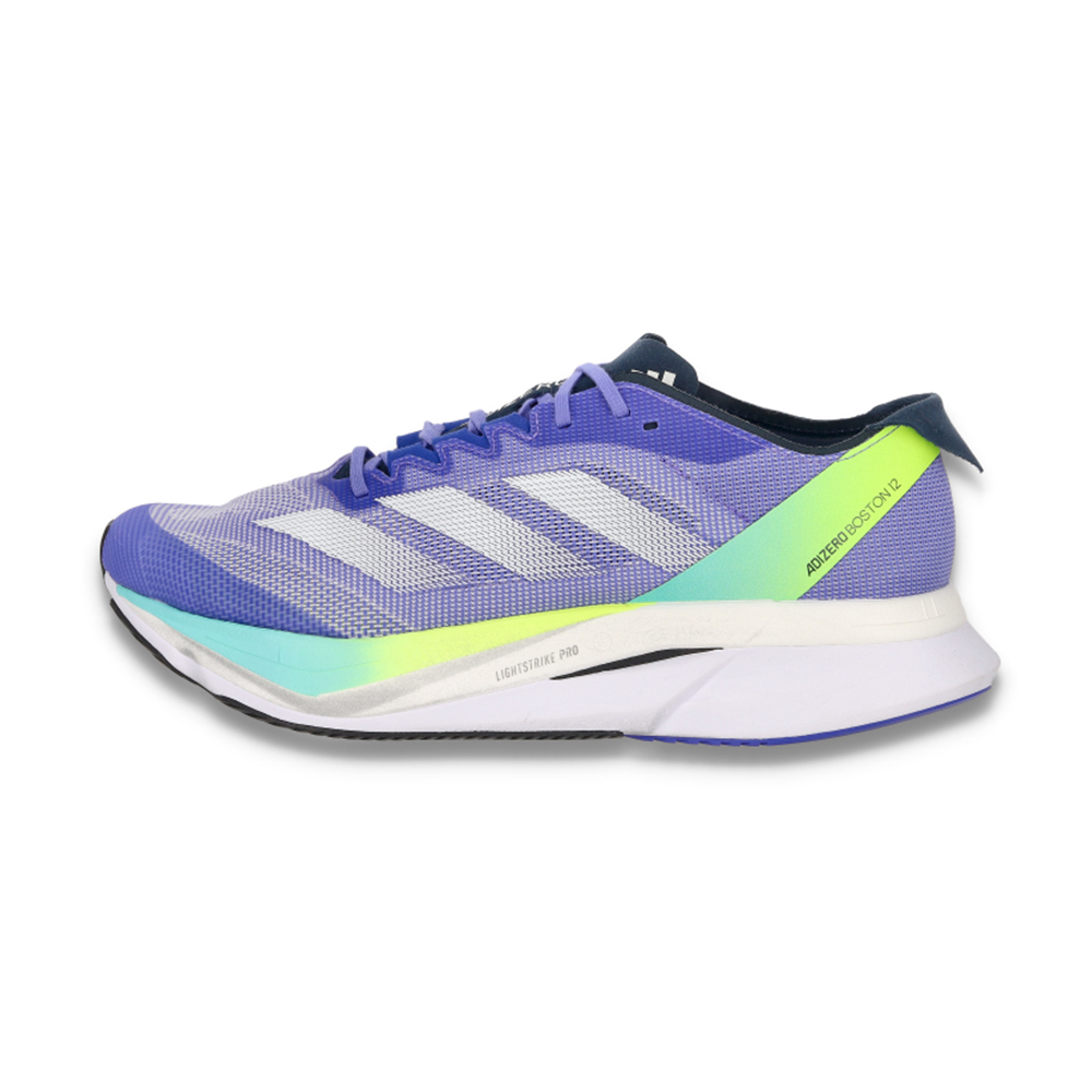 Adidas Adizero Boston 12 男鞋 藍色 運動 雙層中底 緩震 跑鞋 輕量 慢跑鞋 IF9211