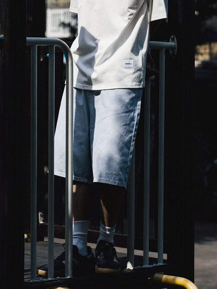 idealism 五分單寧牛仔短褲  藍/黑 25 S/S Denim Jorts