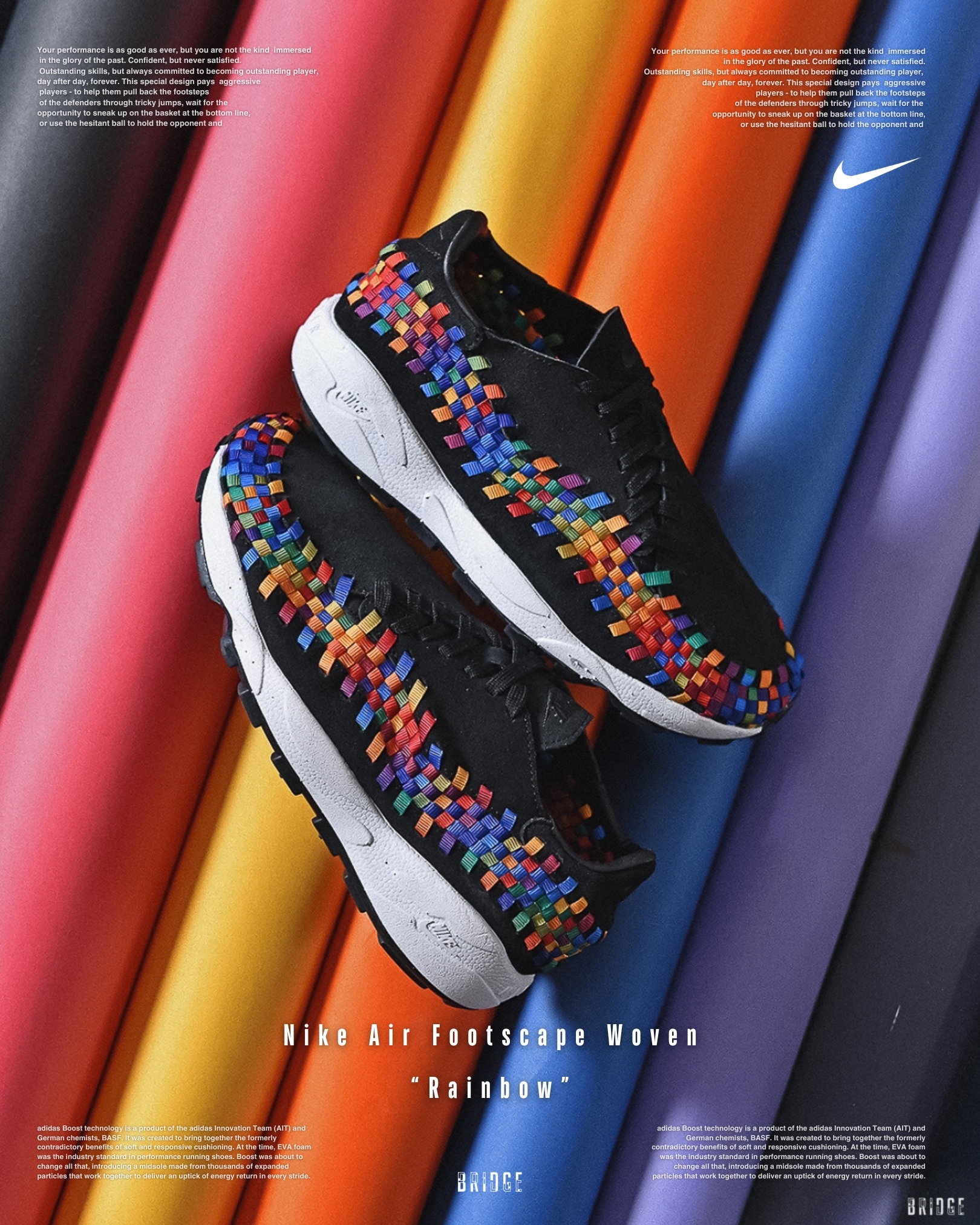 『八年之約 重新復刻 👊🏼』Nike Air Footscape Wovens “Rainbow” FB1959-002