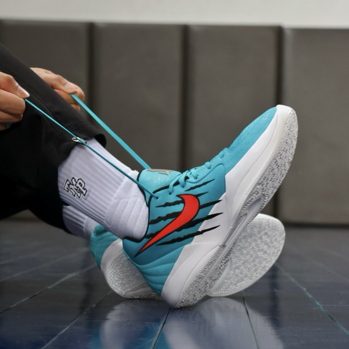 Nike JA 2 Scratch EP 藍紅 爪痕 莫蘭特 Ja Morant 實戰籃球鞋