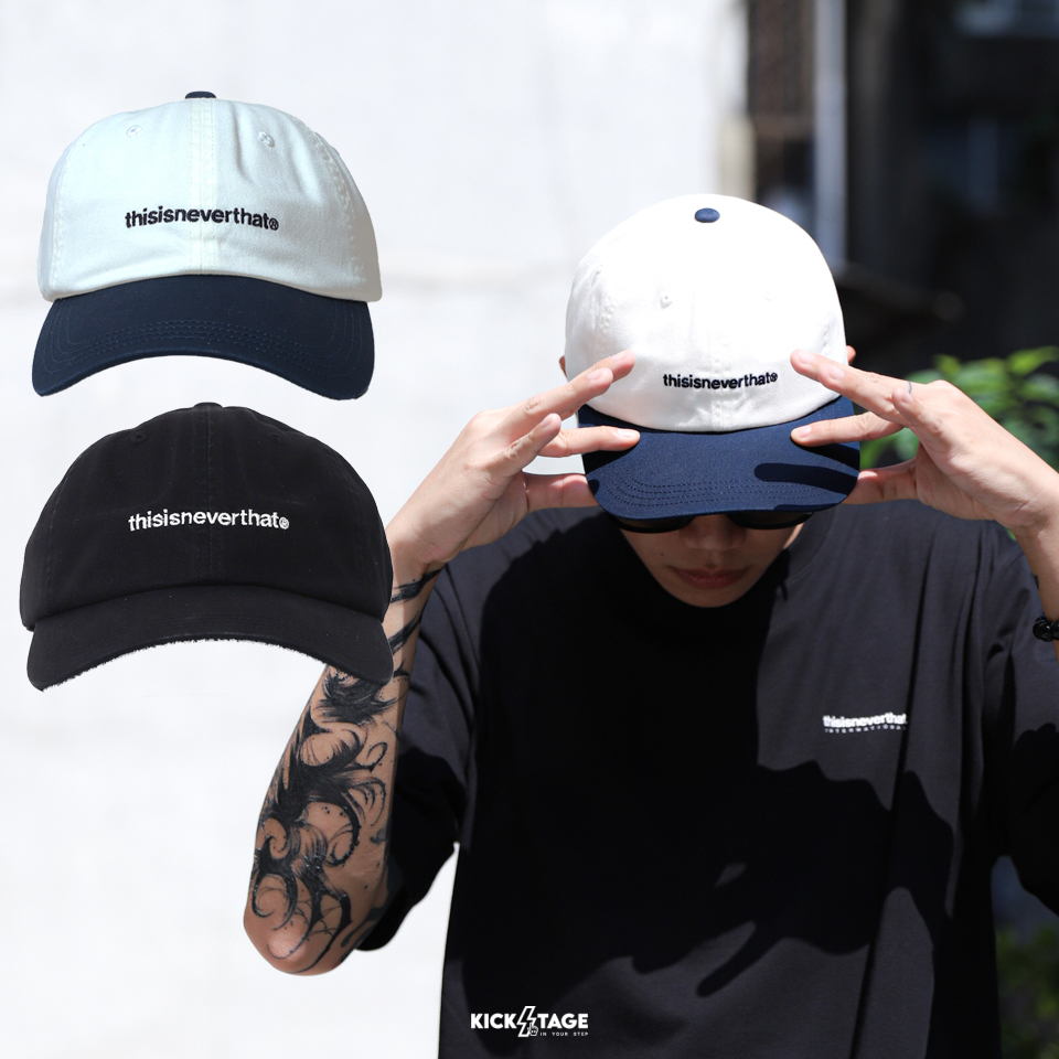 [西門實體門市現貨] thisisneverthat T-Logo Cap 黑 白 Logo 經典 棒球帽【TN250C01】