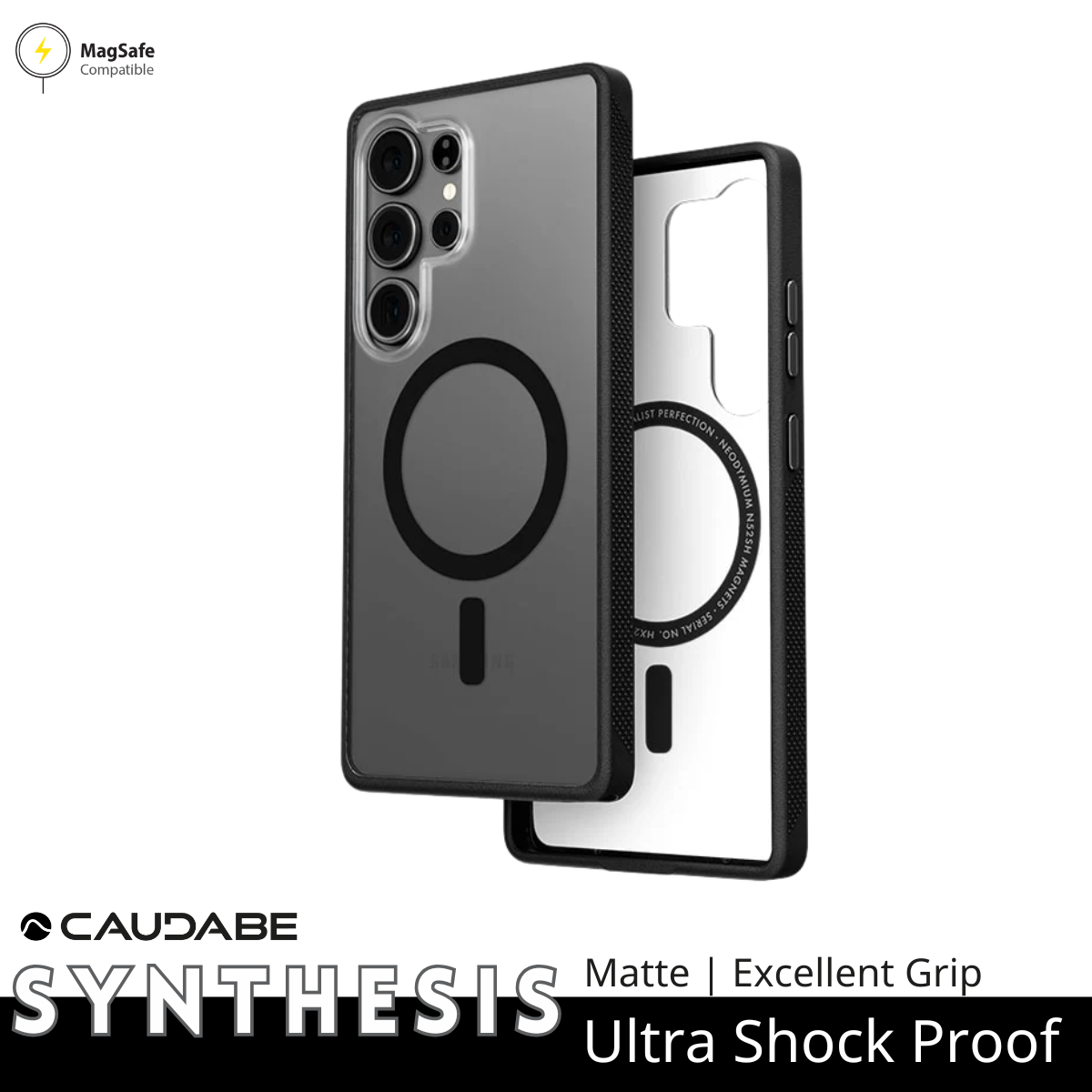 Caudabe Synthesis [附內置磁圈] 質感防撞手機殼-Galaxy S25 Ultra