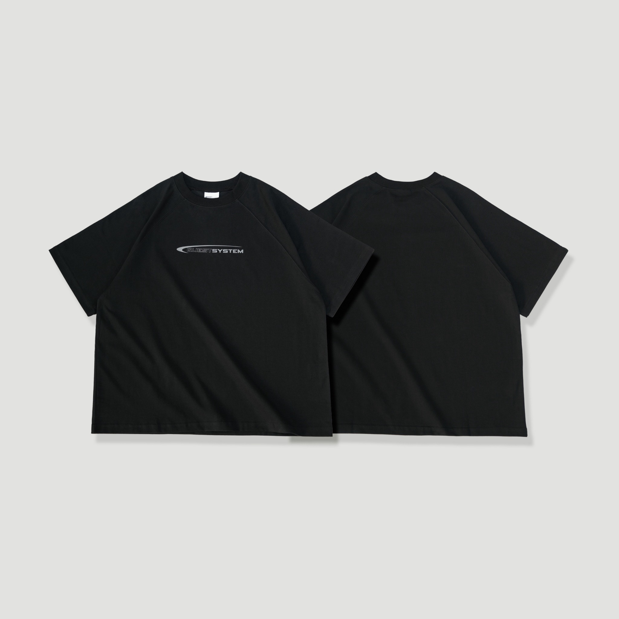 NICEDAY 現貨 QUEST 3M SYSTEM TEE 反光LOGO TEE 短T 短袖 黑白 夏裝 10587299