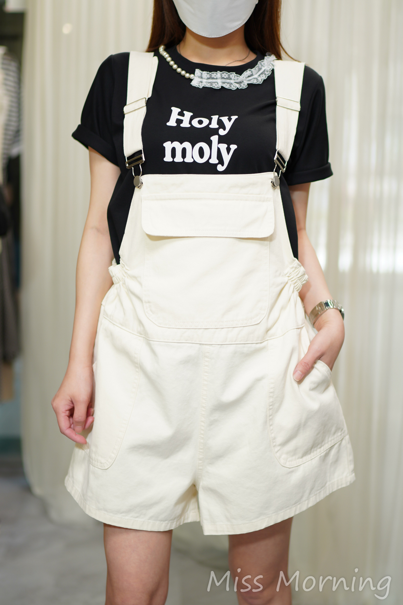 靚色悠閑工人褲(14598)