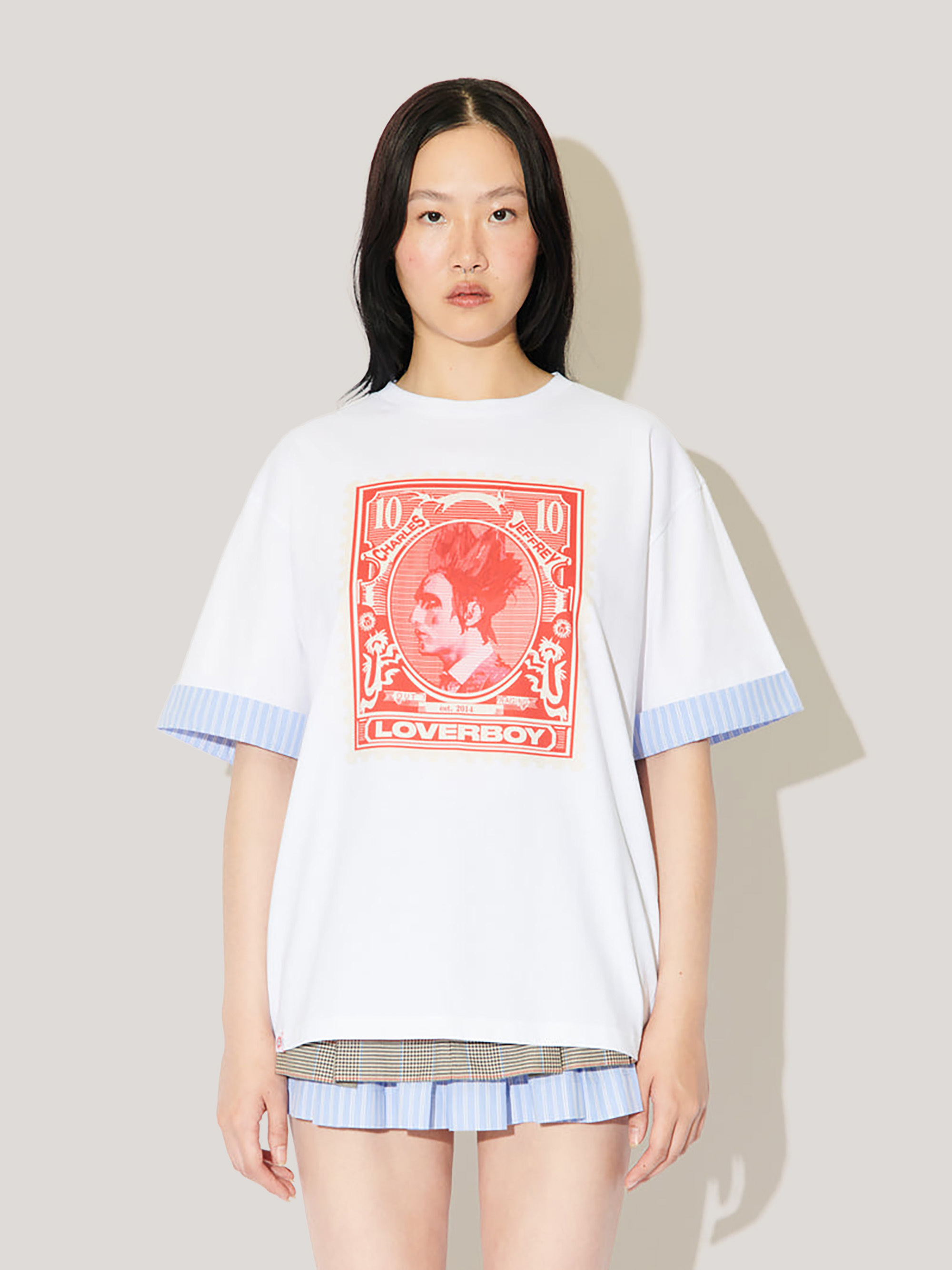 LOVERBOY TURN UP TEE 上衣
