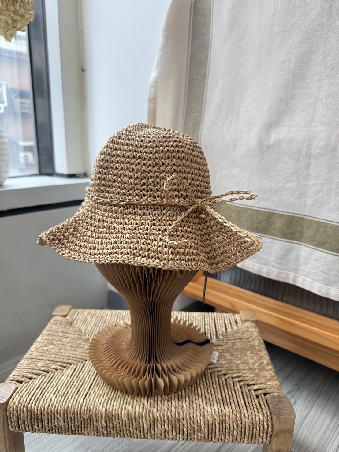 FINI.THELABEL 親子渡假風草編帽 straw hat - natural