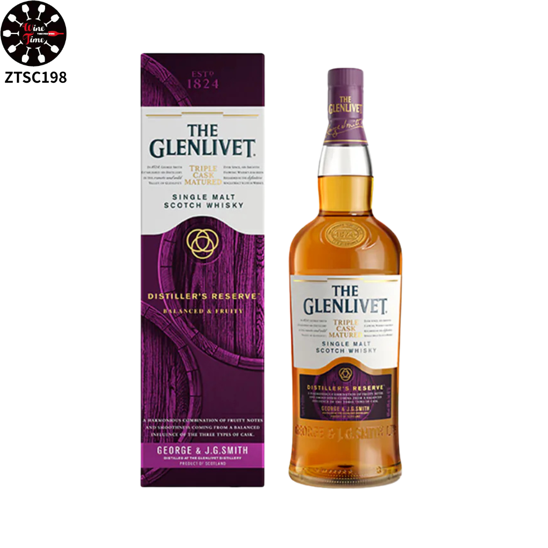 Glenlivet Distiller's Reserve Triple Cask Single Malt Scotch Whisky |格蘭利威 釀酒師甄選三桶單一麥芽威士忌 附禮盒