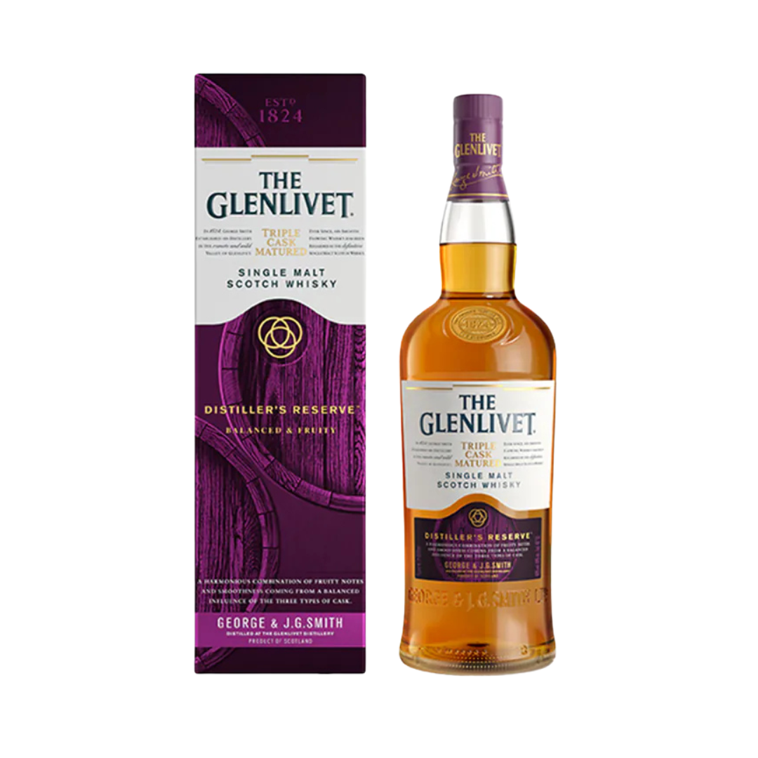 Glenlivet Distiller's Reserve Triple Cask Single Malt Scotch Whisky |格蘭利威 釀酒師甄選三桶單一麥芽威士忌 附禮盒