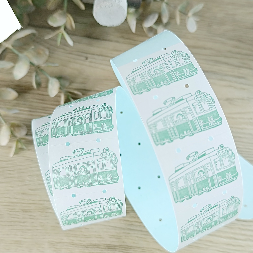 日本36Sublo．電車 標籤機貼紙膠帶 <整捲/分裝>