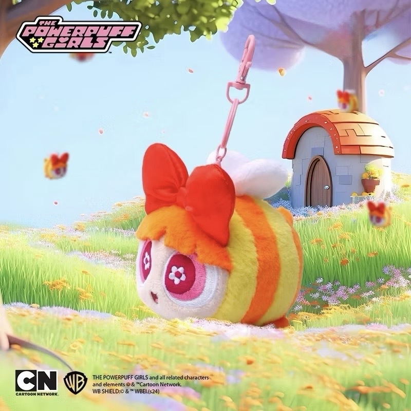 飛天小女警 蜜蜂系列 吊飾 絨毛玩具 卡通