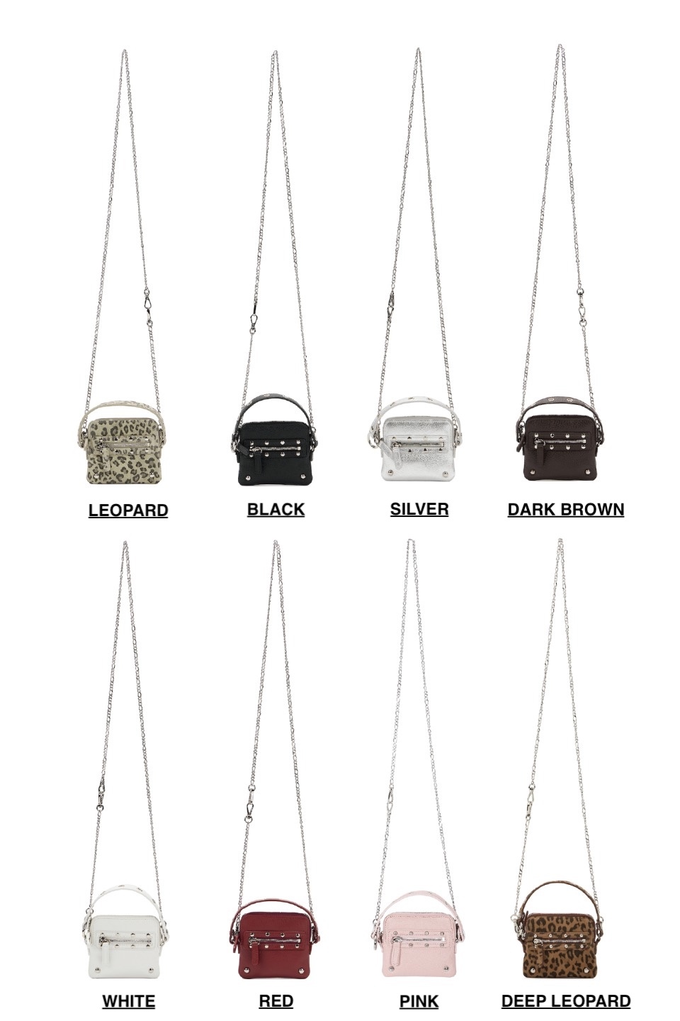 DEINET STUD CROSS CHAIN WALLET