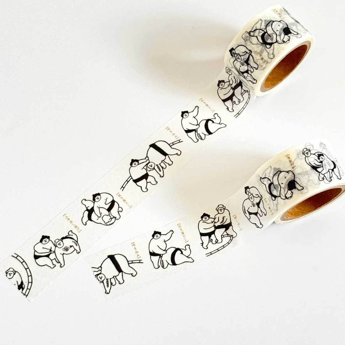 西東 x 水縞｜相撲君決勝技｜和紙膠帶 / 水縞 / 日本