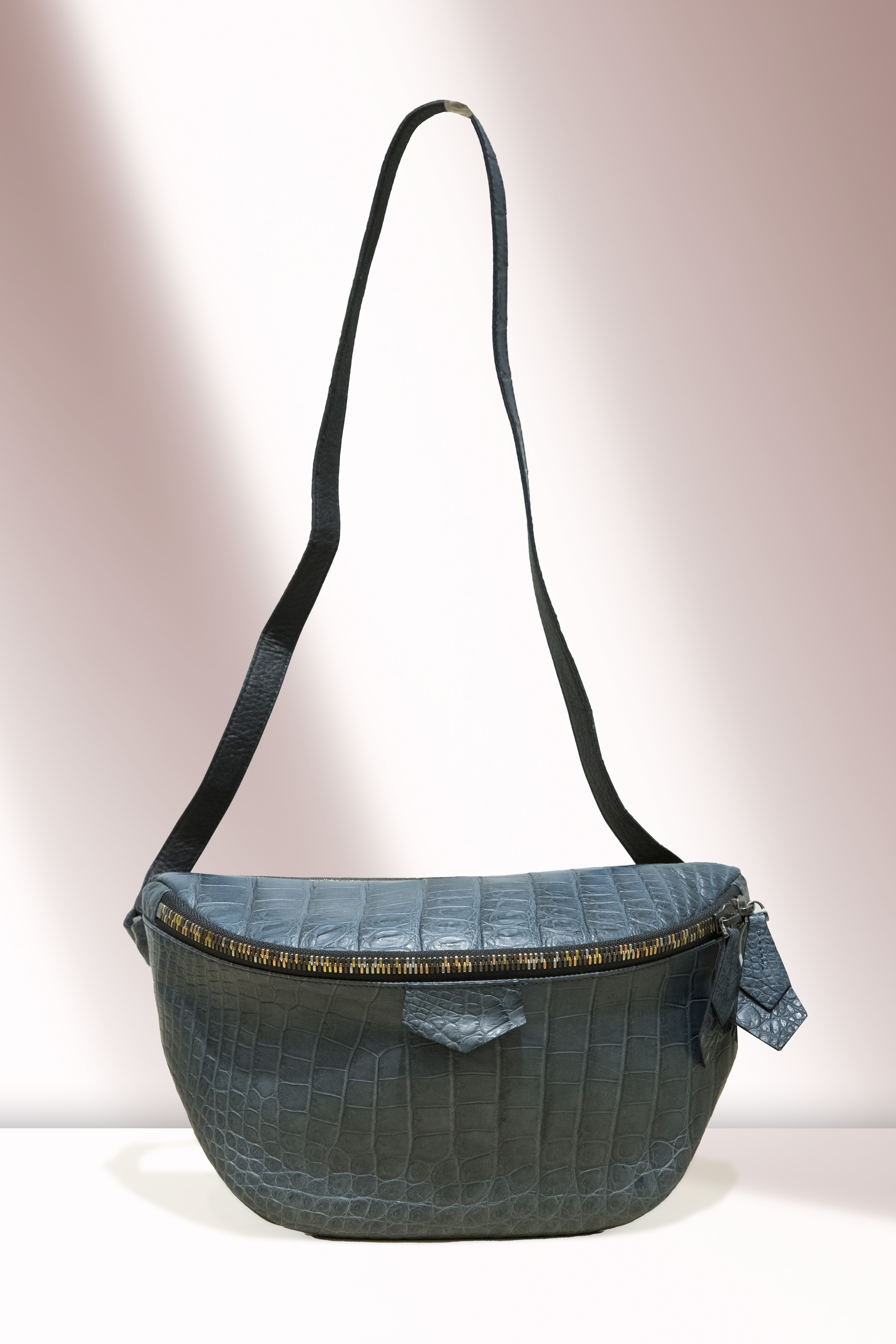 ANA - Crocodile Leather Waist Bag