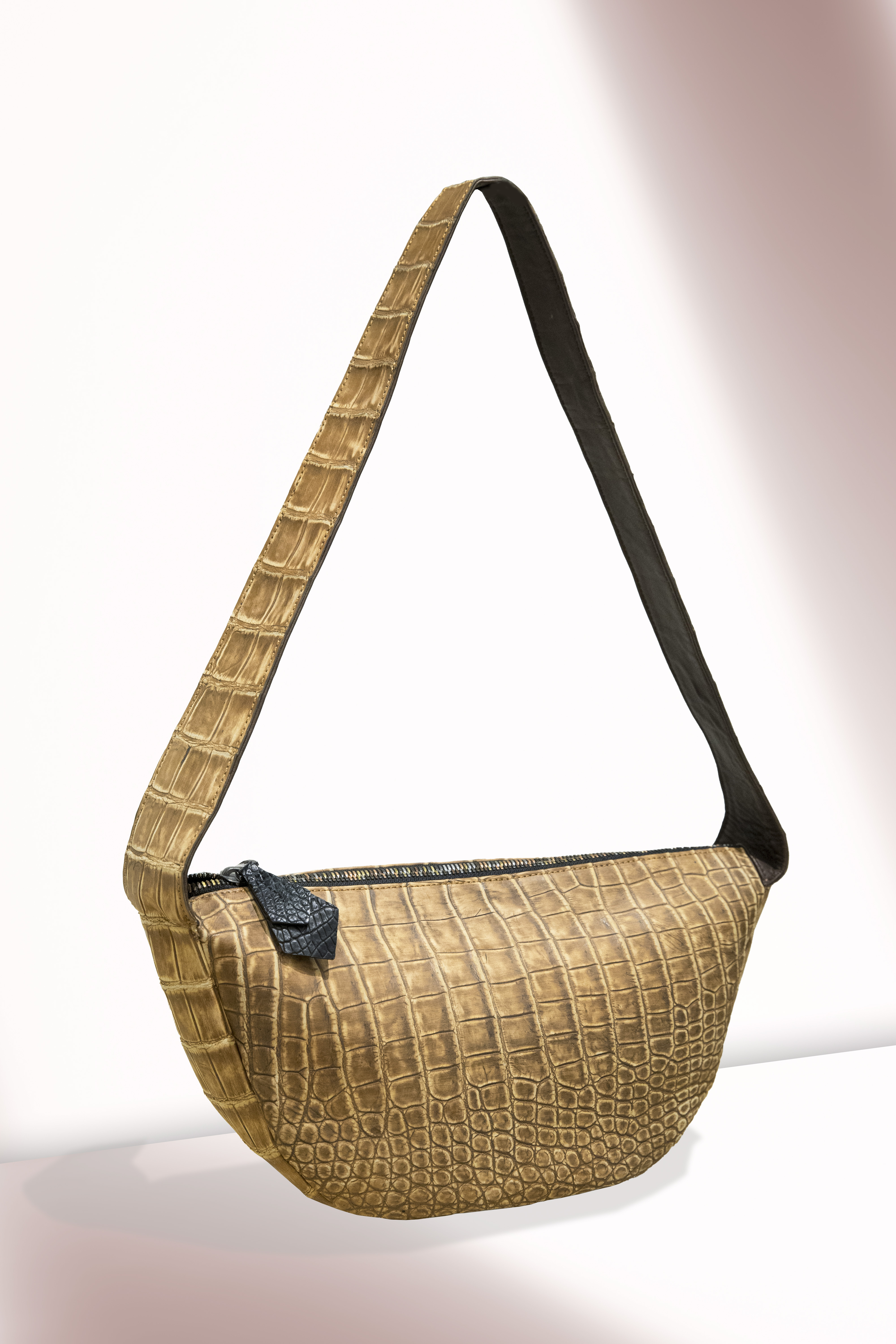 ANA - Crocodile Leather Casual Bag