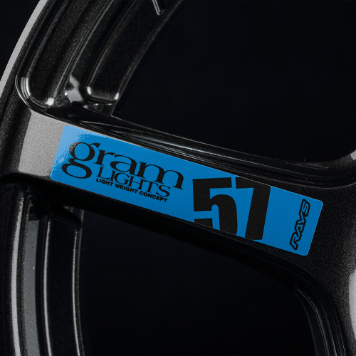 RAYS No.8 GRAM LIGHTS Spoke Sticker