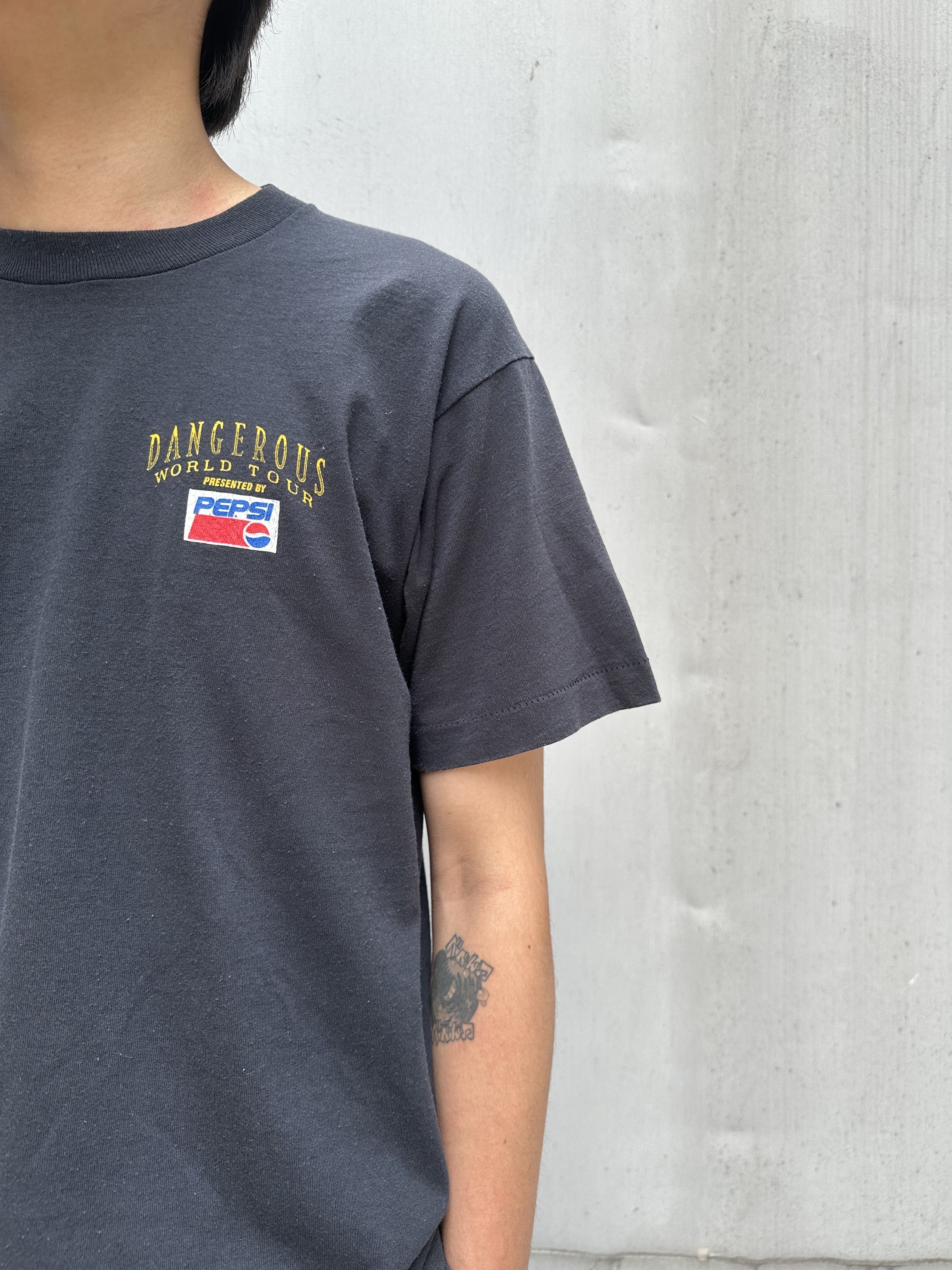 MICHAEL JACKSON×PEPSIDANGEROUS World Tour TeeMade in USA