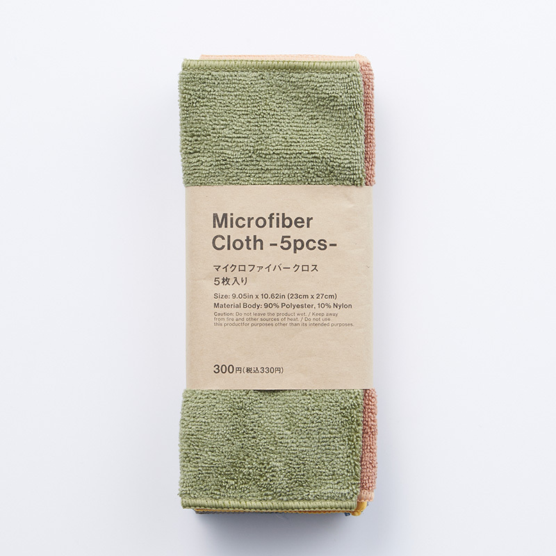 SP 超細纖維抹布/5色入 23×27cm