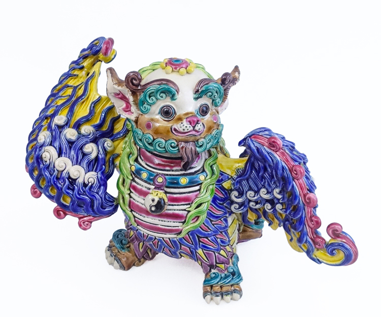 鹿港窯禮品館│台灣國寶交趾陶│ 八方神祇護佑,開運不再是夢