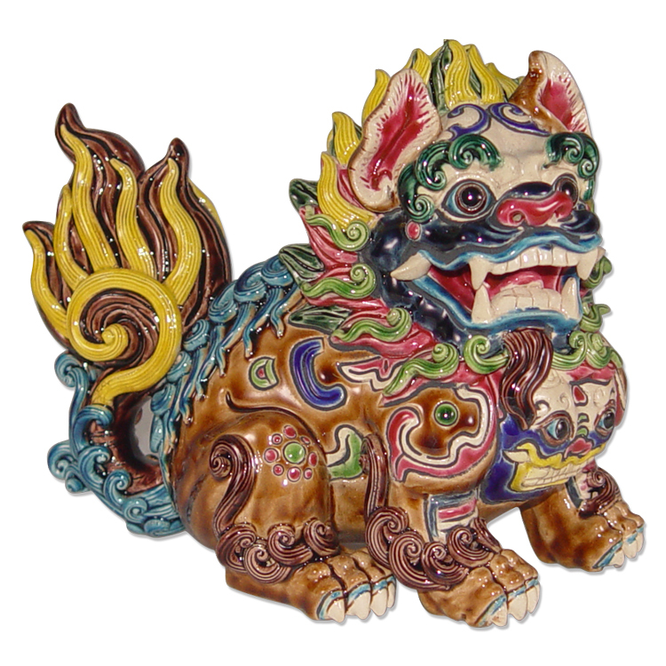 鹿港窯禮品館│台灣國寶交趾陶│ 八方神祇護佑,開運不再是夢