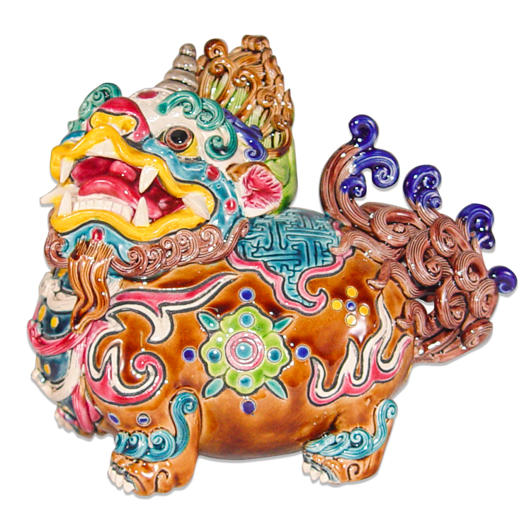 鹿港窯禮品館│台灣國寶交趾陶│ 八方神祇護佑,開運不再是夢