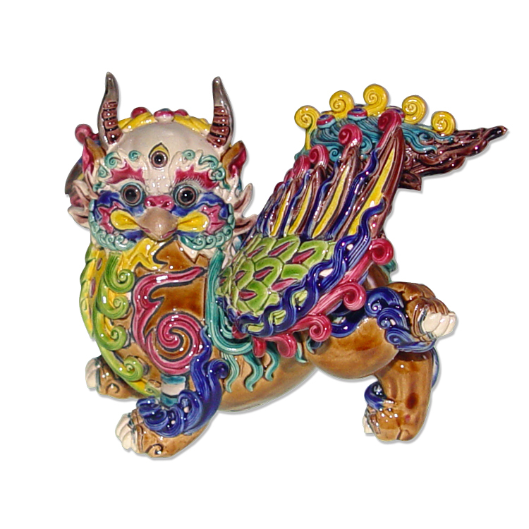 鹿港窯禮品館│台灣國寶交趾陶│ 八方神祇護佑,開運不再是夢