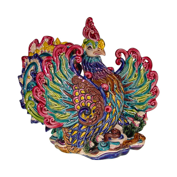 鹿港窯禮品館│台灣國寶交趾陶│ 八方神祇護佑,開運不再是夢