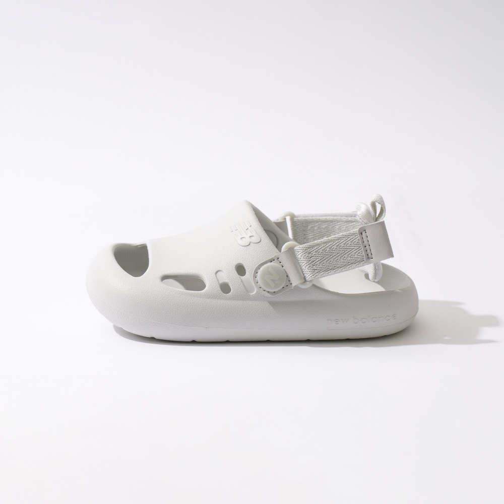New Balance K8811 中童 童鞋 淺灰色 魔鬼氈 護趾 防水 小朋友 M楦 休閒 涼鞋 SYCLGC1