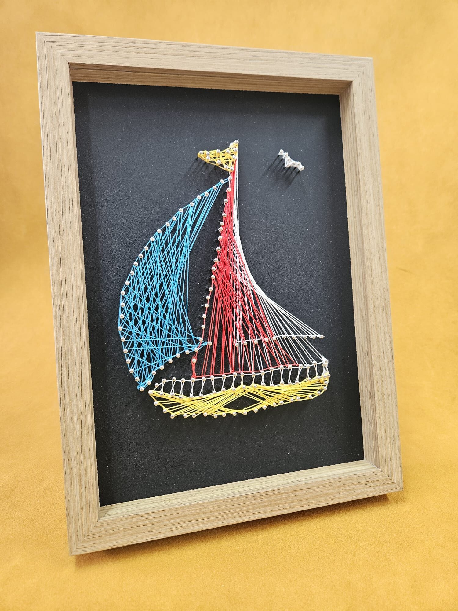 繞線畫 - 一帆風順