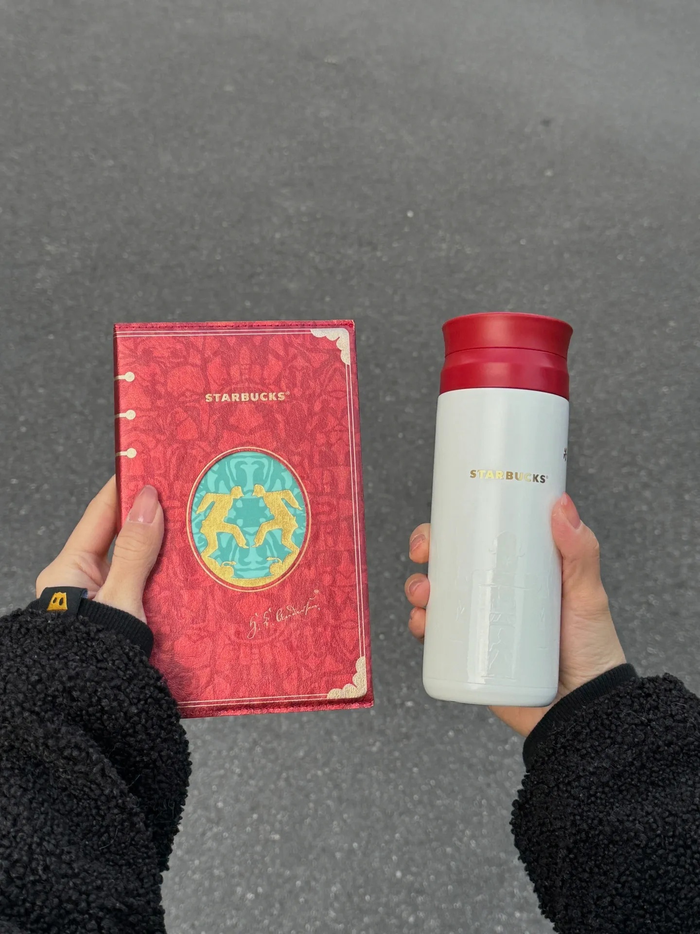 STARBUCKS 星巴克 安徒生剪紙系列 不鏽鋼杯 保溫杯 筆記本 禮盒 / 現貨