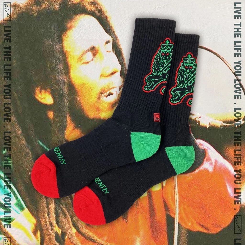 Sight 黑紅綠獅子長襪