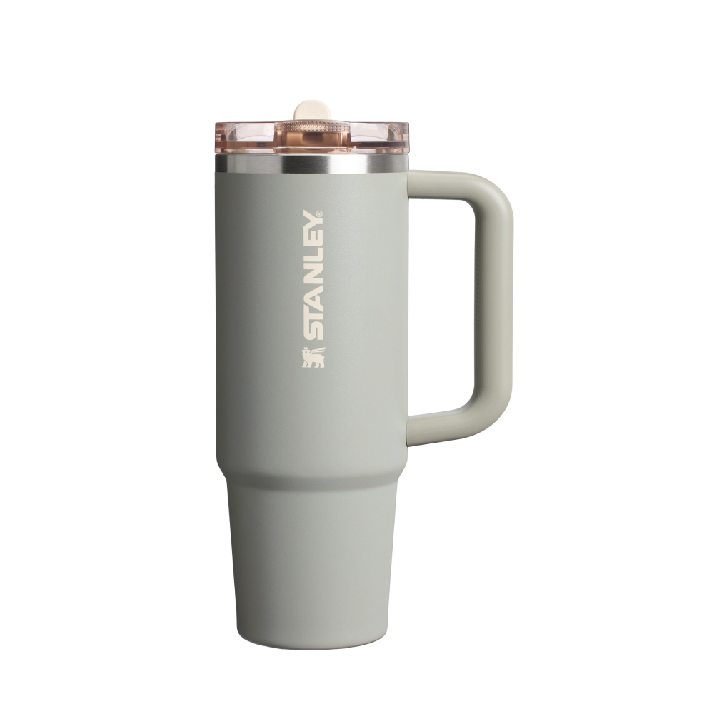 STANLEY 防漏吸管隨手杯 0.88L / 鼠尾草灰