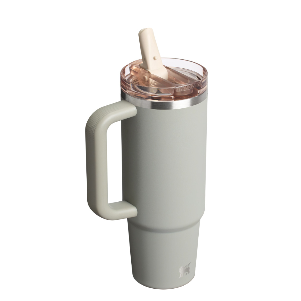 STANLEY 防漏吸管隨手杯 0.88L / 鼠尾草灰