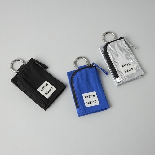 CITEN 迷你錢包 圓型掛勾 魔鬼氈 三折夾 日本代購