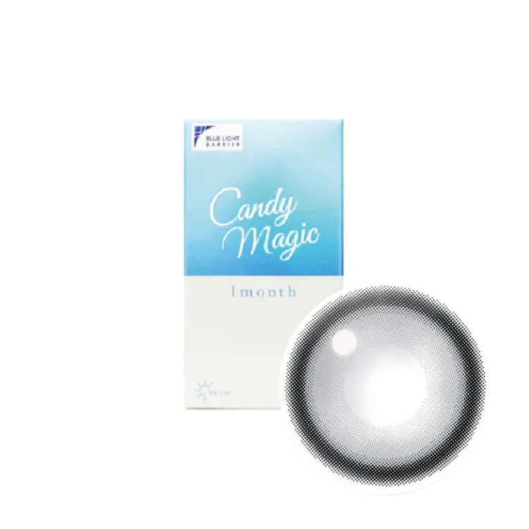 魔幻糖果抗藍光月拋(1片)米洛灰