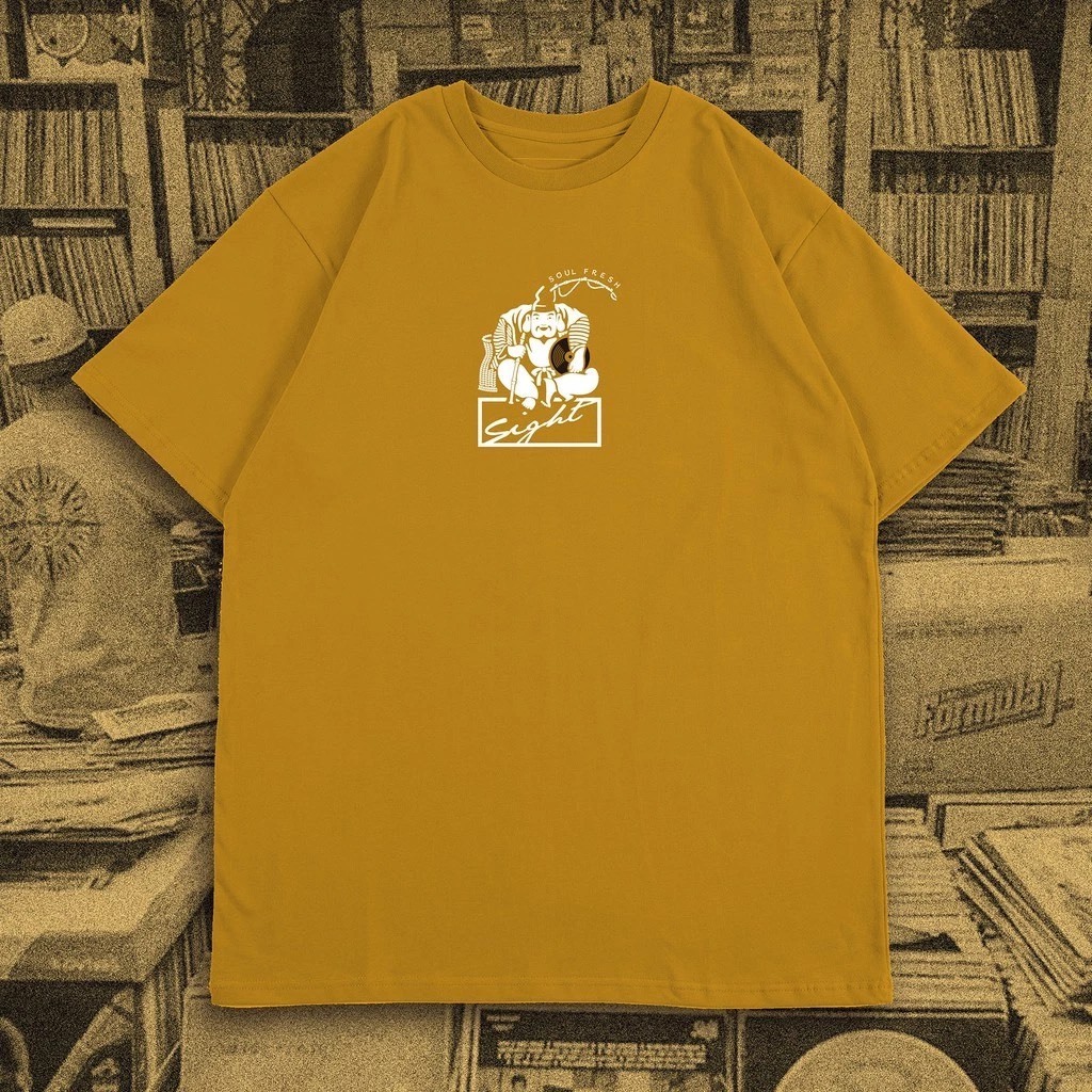 Sight soul fresh tee 駝色L