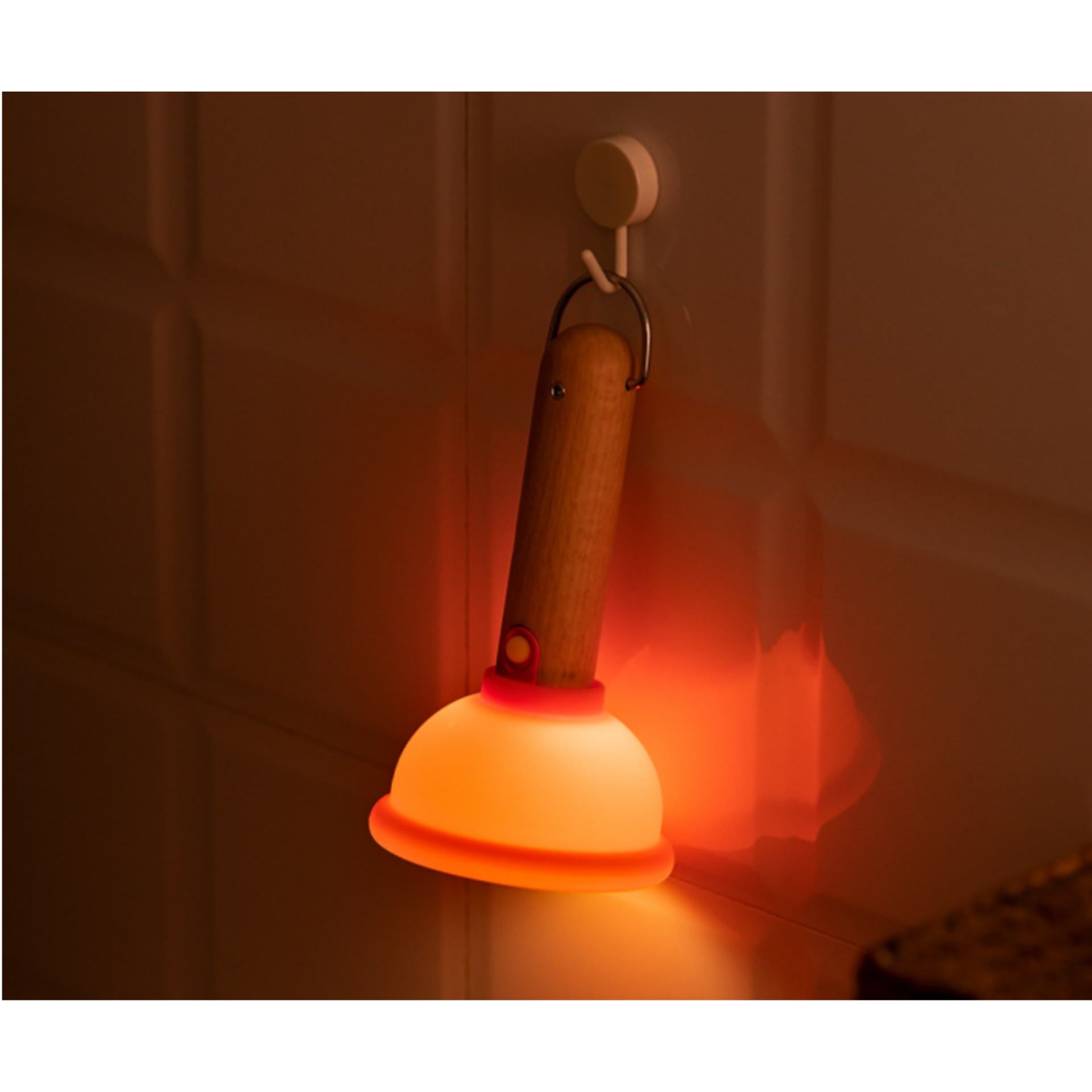 木質廁所泵小夜燈