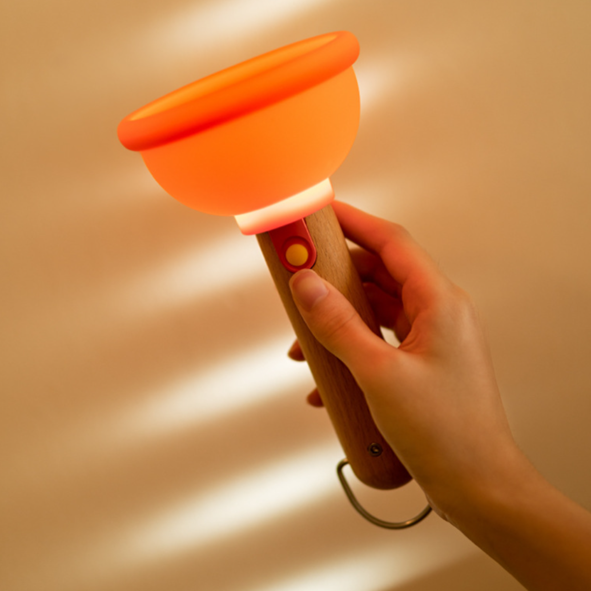 木質廁所泵小夜燈