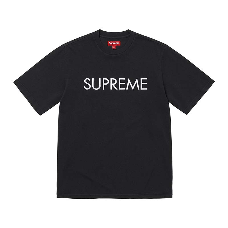 Supreme Capital Short-Sleeve Top 短袖 黑色 SUP-539 [台灣現貨]