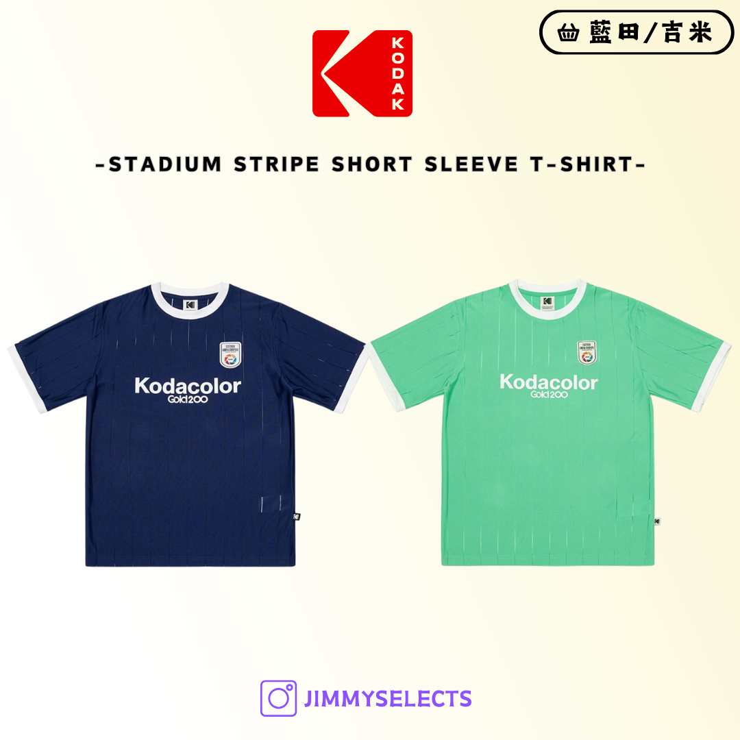 【代購】Kodak 柯達 Stadium Stripe 條紋 球衣 短袖 短T K5223LRS52