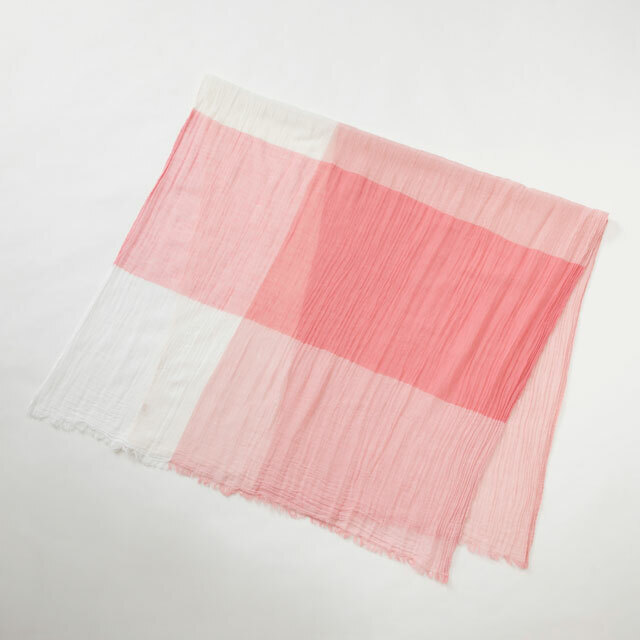 中川政七商店 - 蚊帳織混色披肩 / 薄紅
