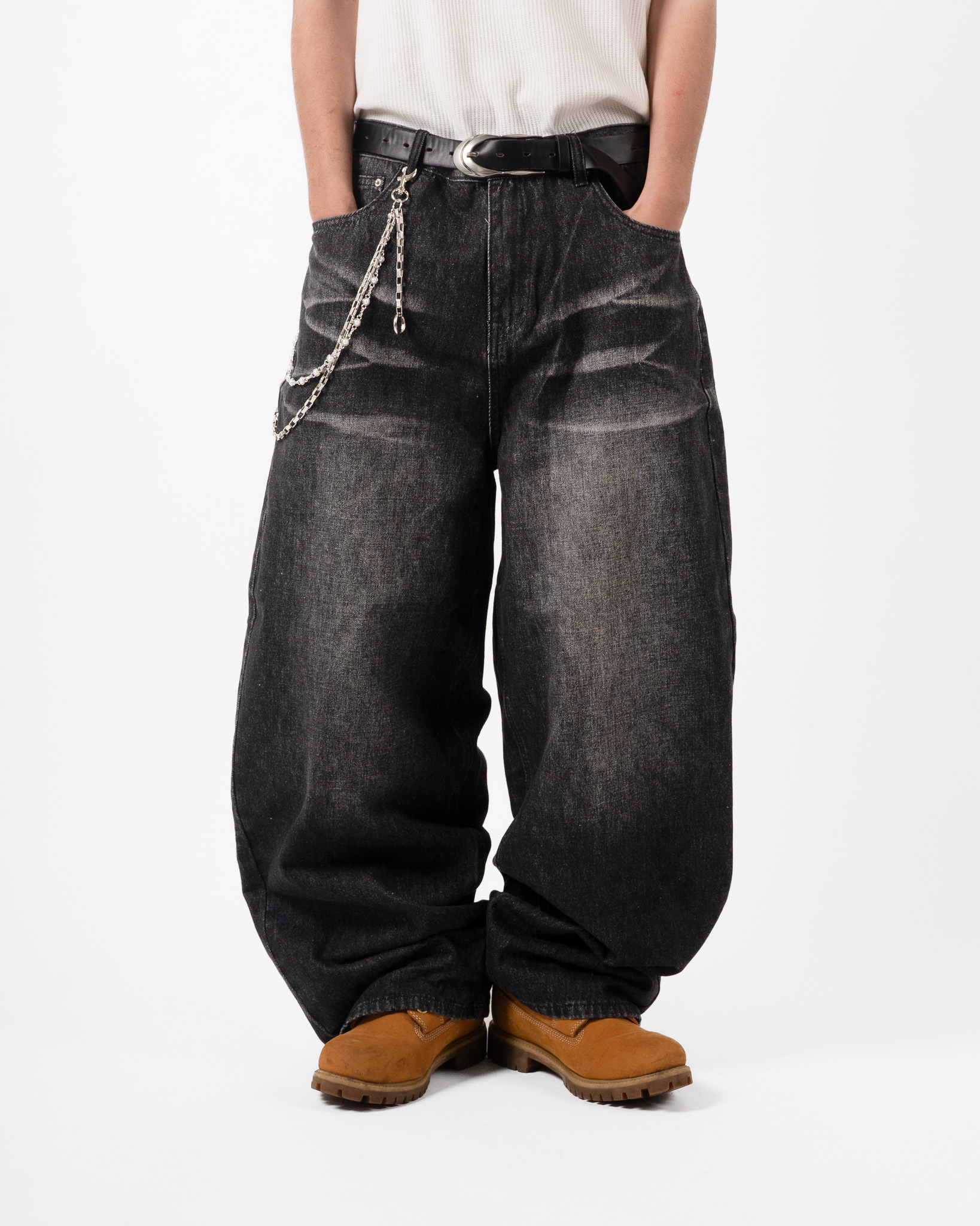 OurPick Washed Wide Fit Jeans 水洗貓鬚寬牛仔褲 4色