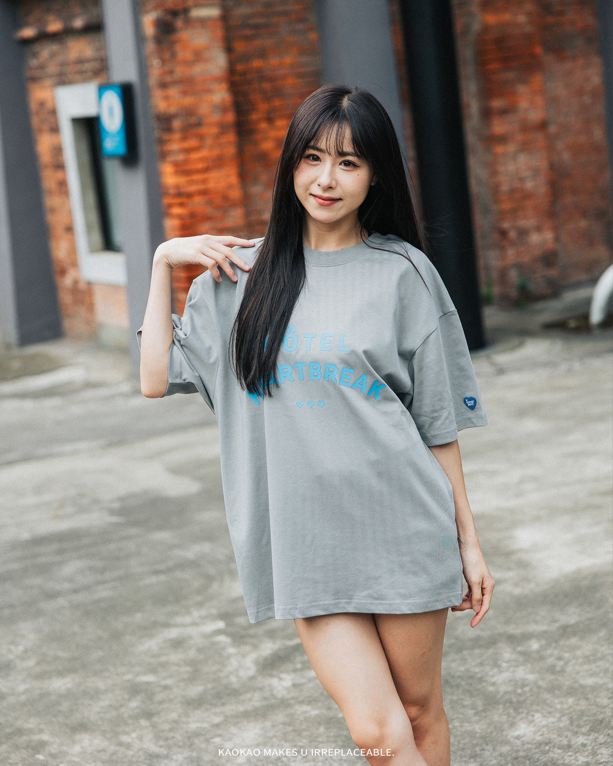 INNERSECT 三生萬物 Heartbreak Hotel 心碎旅店刺繡字母印花 短袖T恤【INN24SSTTE026】