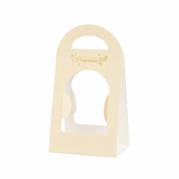 手提紙卡套 No.3 奶油黃 10入/包 10*7*18.5cm【3A35-107001】