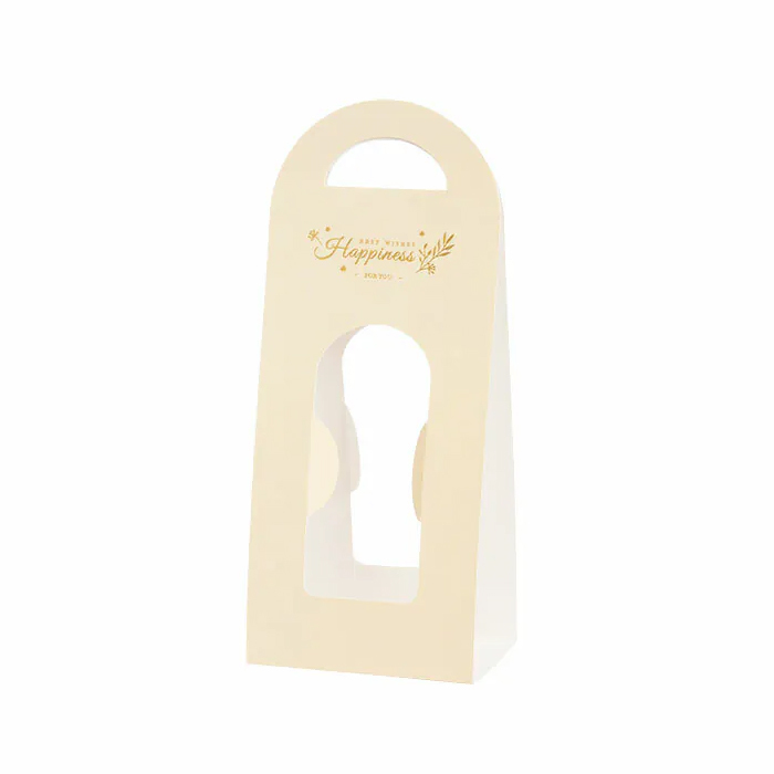 手提紙卡套 No.2 奶油黃 10入/包 9.5*7*23cm【3A35-106901】