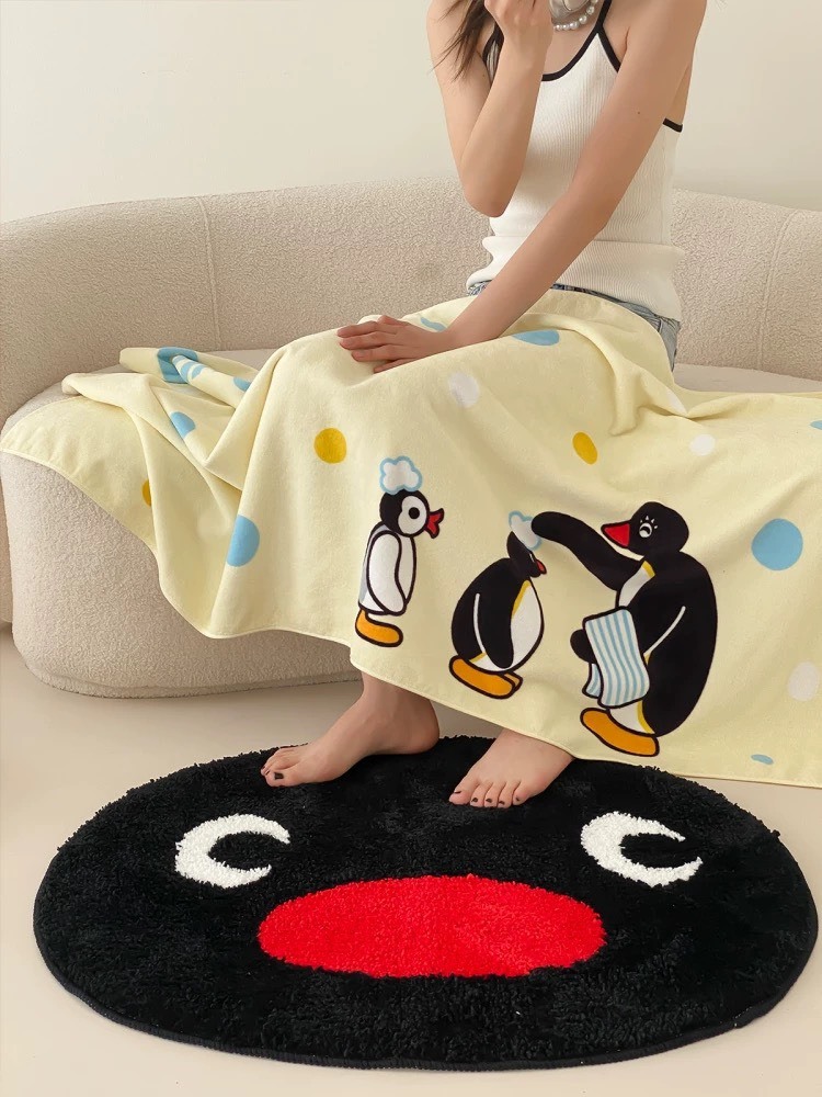 PINGU 企鵝家族系列 大頭造型地墊