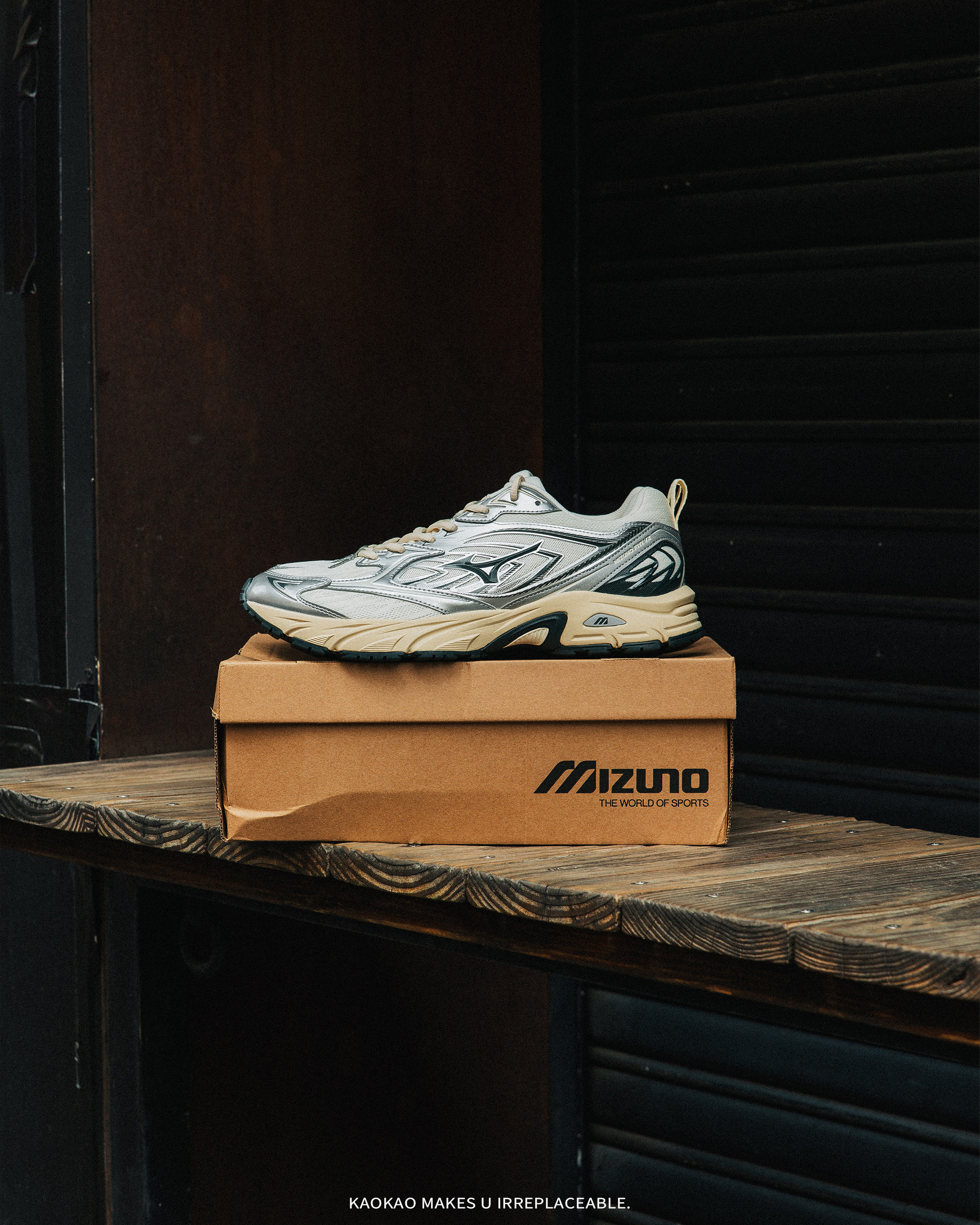 代購-Mizuno FIYI V2 米白银/黑銀【D1GH241504】