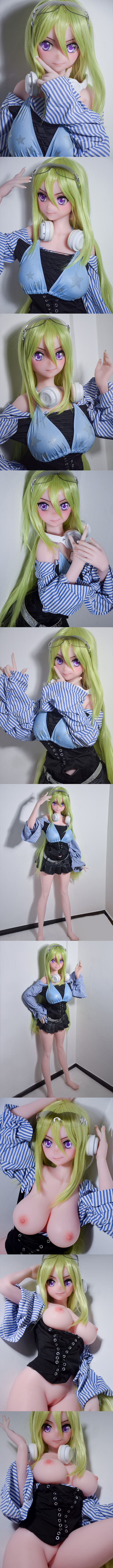 愛莎貝兒娃娃 月咏彩奈 AHR-148CM-全矽膠 EBDOLL ACG CARTOON SILICONE SEX DOLL
