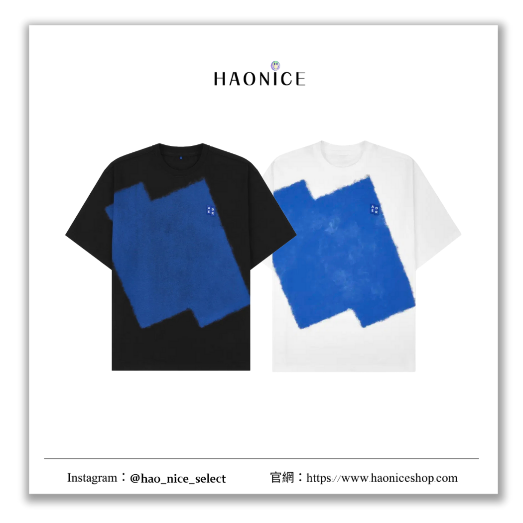【HAO NICE】100%正品 ADER ERROR 正韓🇰🇷韓國經銷商🔥幾何不規則方塊圓領短袖 短T