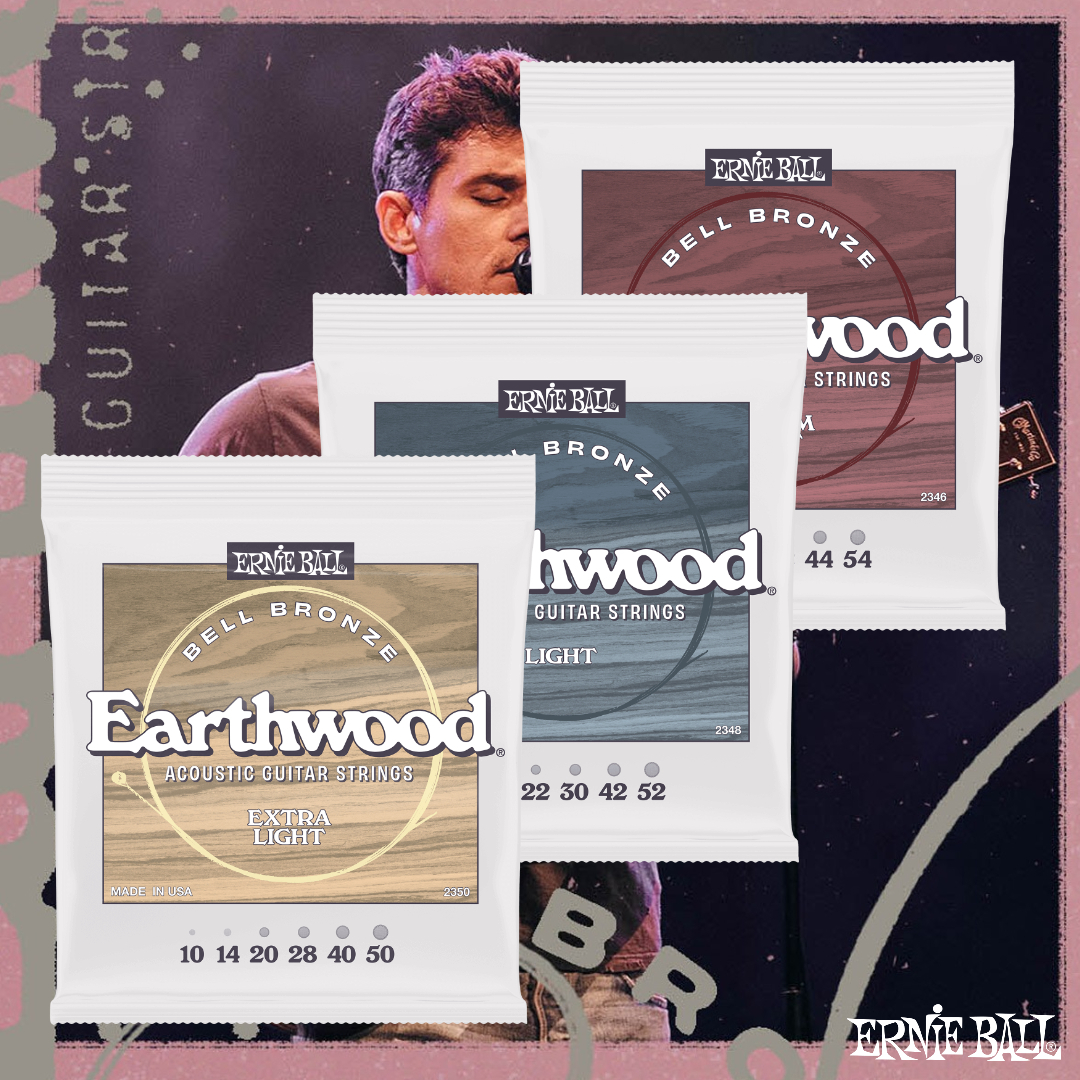 超值 John Mayer Ernie Ball Eeathwood Bell Bronze 兩包優惠 黃銅 木吉他弦